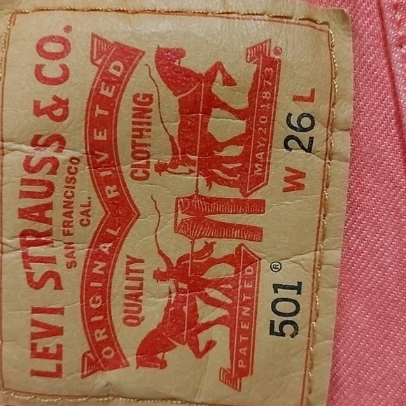 Levi Strauss & Co Denim Shorts Size  26 - Picture 3 of 4